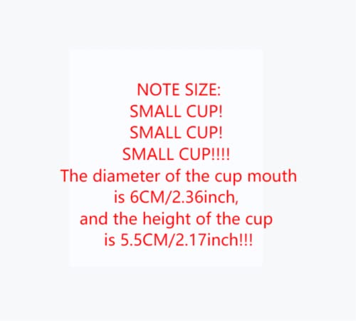 Stainless Steel Coffee Cup With Handle 6 Pcs Camping Cup 4Oz Stainless Steel Espresso Cups 2.362.17Inch Metal Shot Glasses Tea M