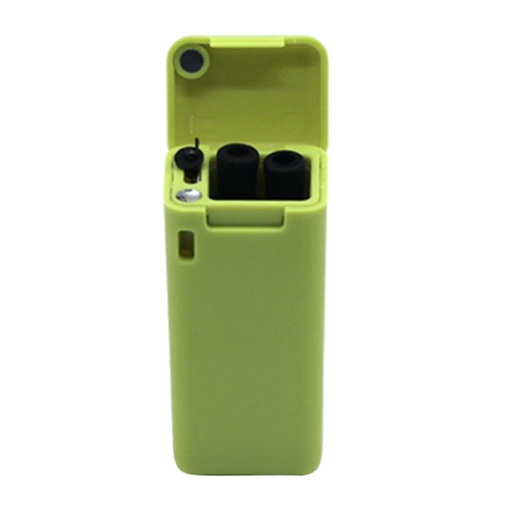 Ujeavette Reusable Foldable Stainless Steel Straw Outdoor Portable Straw Green