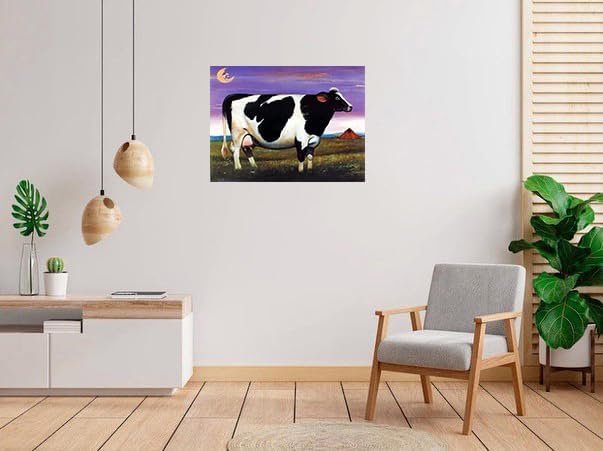 Farm Animal Wall Decor Picture Holstein Country Cow Art Print Poster (16X20)