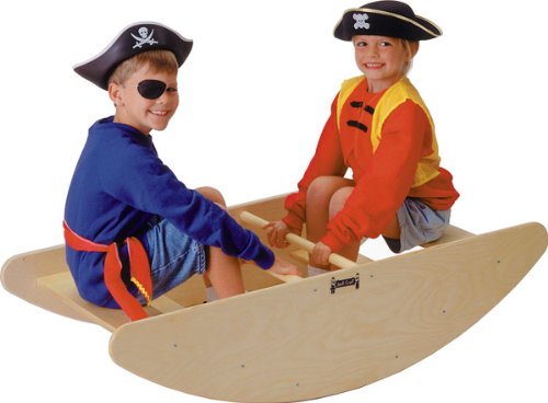 Jonti-Craft 0250Jc Step Rocking Boat, Medium, Natural