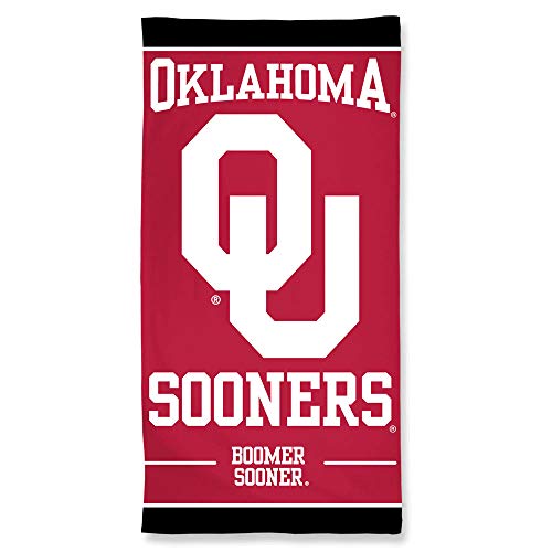 Oklahoma Sooners Towel 30X60 Beach Style