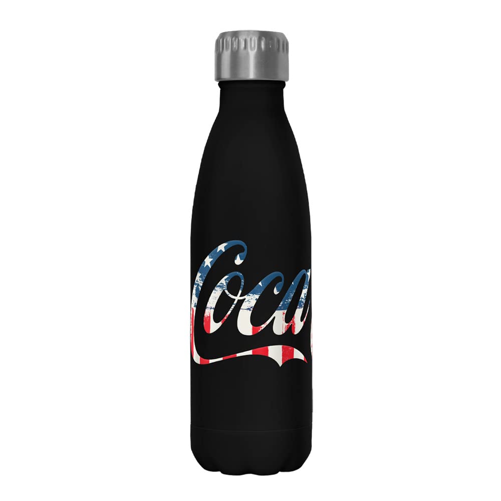 CocaCola Flag Logo 17 oz Stainless Steel Bottle