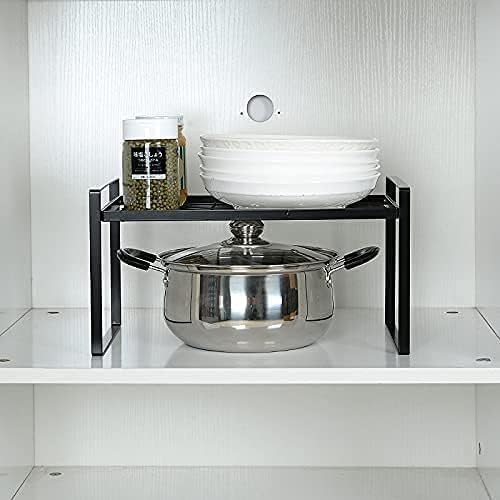 Appeasy Countertop Shelf Organizer, Cupboard Stand Spice Rack Cabinet Shelf For Pantry, Kitchen, Bathroom, Reading Room, Bedroom