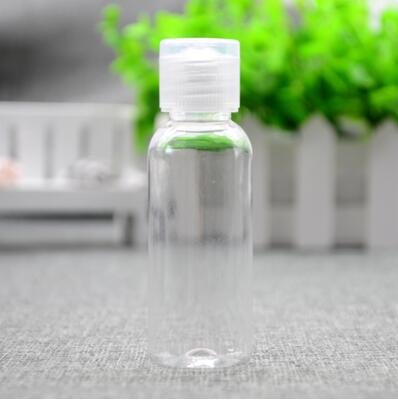 12PCS 30ml/1oz Empty Clear Plastic Sample Bottle Travel Container Jar Pot Vial with Flip Lid Perfect for Makeup Emollient Water Shower Gel Emulsion Liquid Comestic Containers (30ml/1oz)