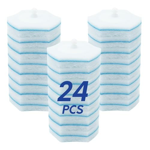 Only Compatible With B0Cwv5Mj5F - Disposable Toilet Brush Refills, 24Pcs Toilet Brush Wand Refills, Replacement Heads For Toilet