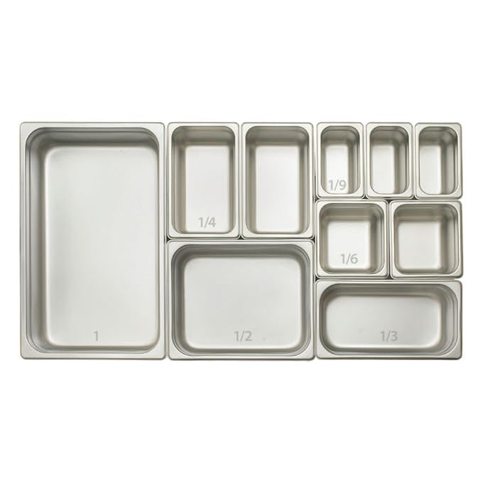 Value Series 222006931 22 Gauge Stainless Steel Full-Size Steam Table Pan - 21 Quart