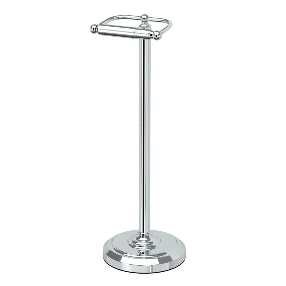 Gatco 1436C Pedestal Toilet Paper Holder, Chrome Large, 22'' H