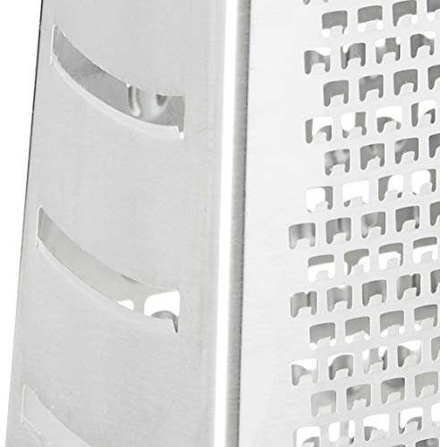 Mercer Culinary Mercer Grates 4 Sided Acid Etched Box Grater,Black