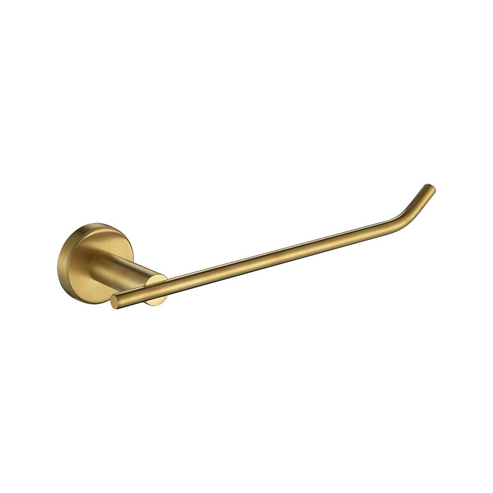 Jqk Hand Towel Bar, Brushed Gold Stainless Steel Towel Ring Holder For Bathroom, 9 Inch Wall Mount, Tr100-Bg
