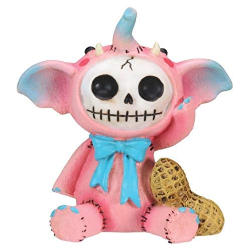 Pink Elefun Elephant Furry Bones Statue Display