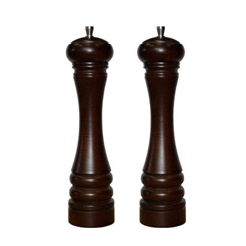 De Buyer Java Pepper Mill, Dark - 5.5    - Stainless Steel & Beechwood - Includes Knob To Adjust Grind Size - Corrosion Resistan