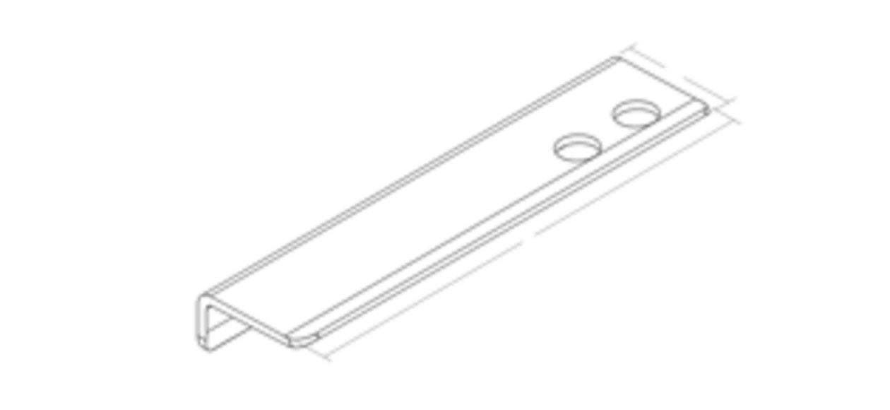 Kohler K-97622-Shp 97622-Shp Choreograph 14 Floating Shelf, 1, Bright Polished Silver