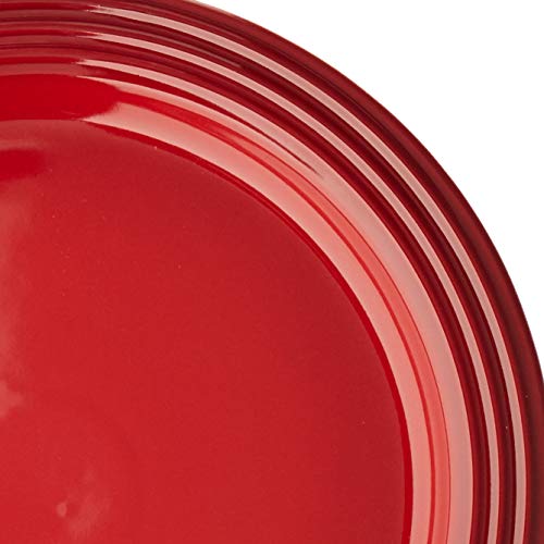 Le Creuset Stoneware Set Of 4 Dinner Plates, 10.5'' Each, Cerise