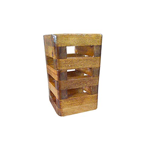 Mats Avenue Teak Wood Hand Crafted Multi Purpose Wooden Holder For Home , Office , Dining Table, Kitchen And Many More Big 16 C