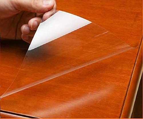 SUNBIRD Self Adhesive Clear Table Protective Film  Heat Resistant, Waterproof Protection Cover for Kitchen, Dining Table & Coun