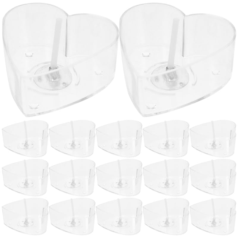 SEWOART DIY Heart Shape Candle Holder Set 50pcs Candle Wicks for Wax Making Supplies Kit Plastic Container
