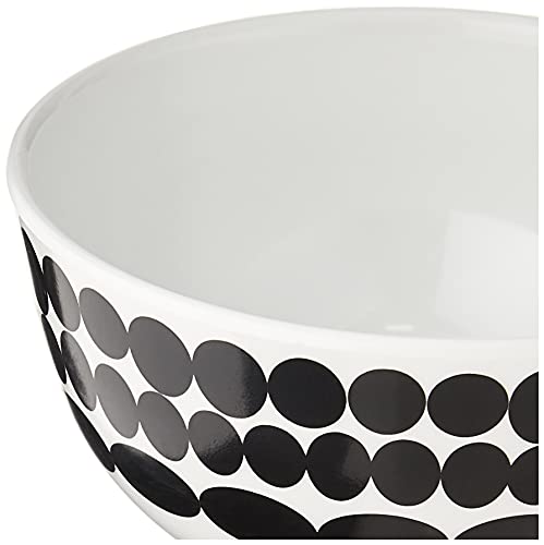 French Bull Melamine Mini Bowls, 4-Piece Set, 10 Fluid Ounces, Small Serving Bowl - Snack Condiment Dipping Sauce Dessert Ice Cr
