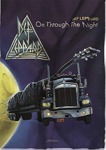 Def Leppard On Through The.. Large Fabric Poster /Flag 4' X 2.5' (Hr)