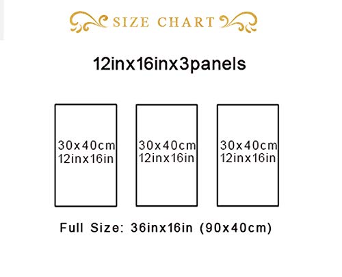 Ephany Hustle Grind Execute - Wall Hanging Decor, Framed Canvas Office Art, Set Of 3 Inspirational Prints