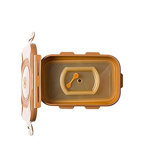 E-Jen Premium Kimchi, Sauerkraut Container Probiotic Fermentation With Inner Vacuum Lid (Earthenware Brown, 045 Gal 17L)