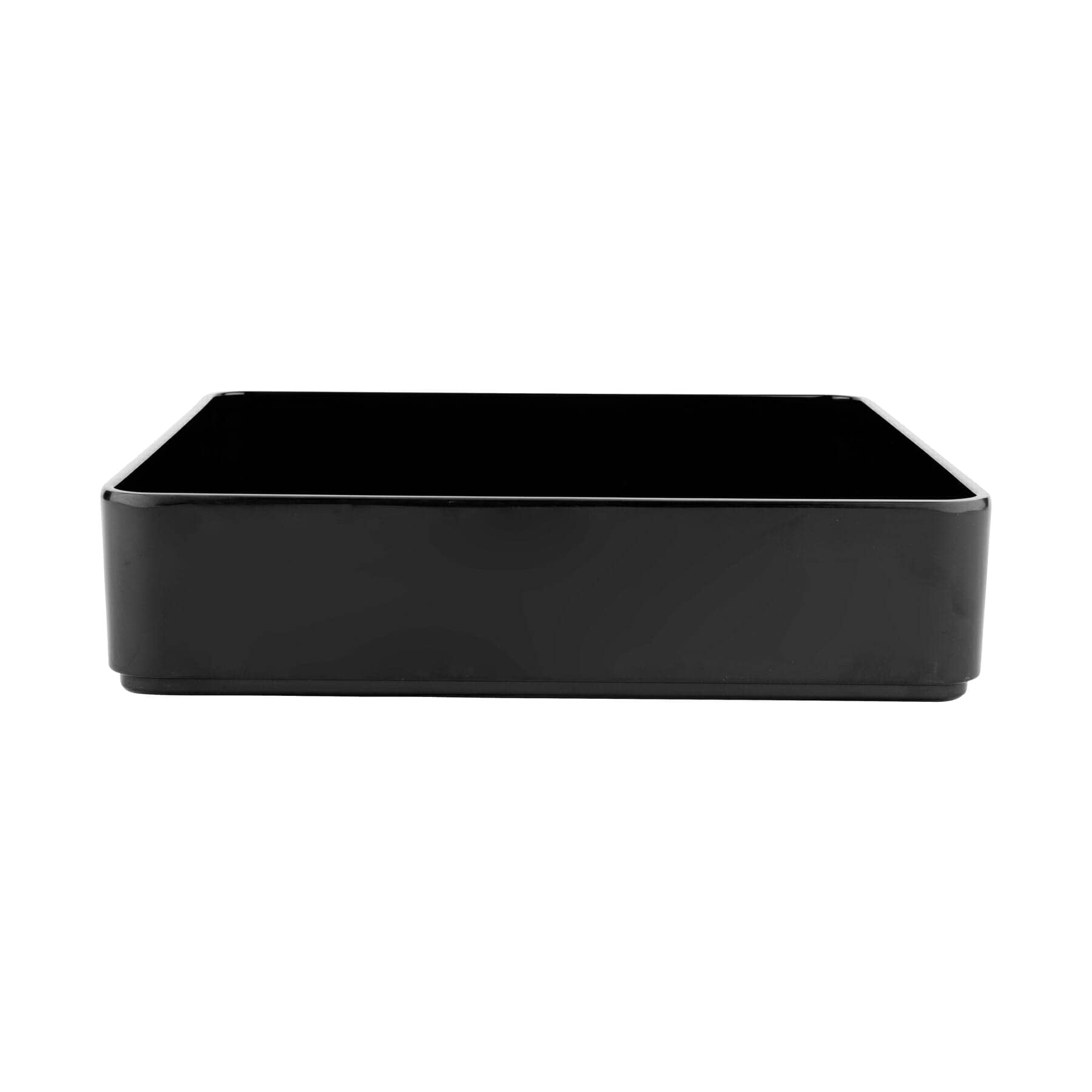 G.E.T. Ml-85-Bk Milano Square Bowl, 5.7 Quart, Black