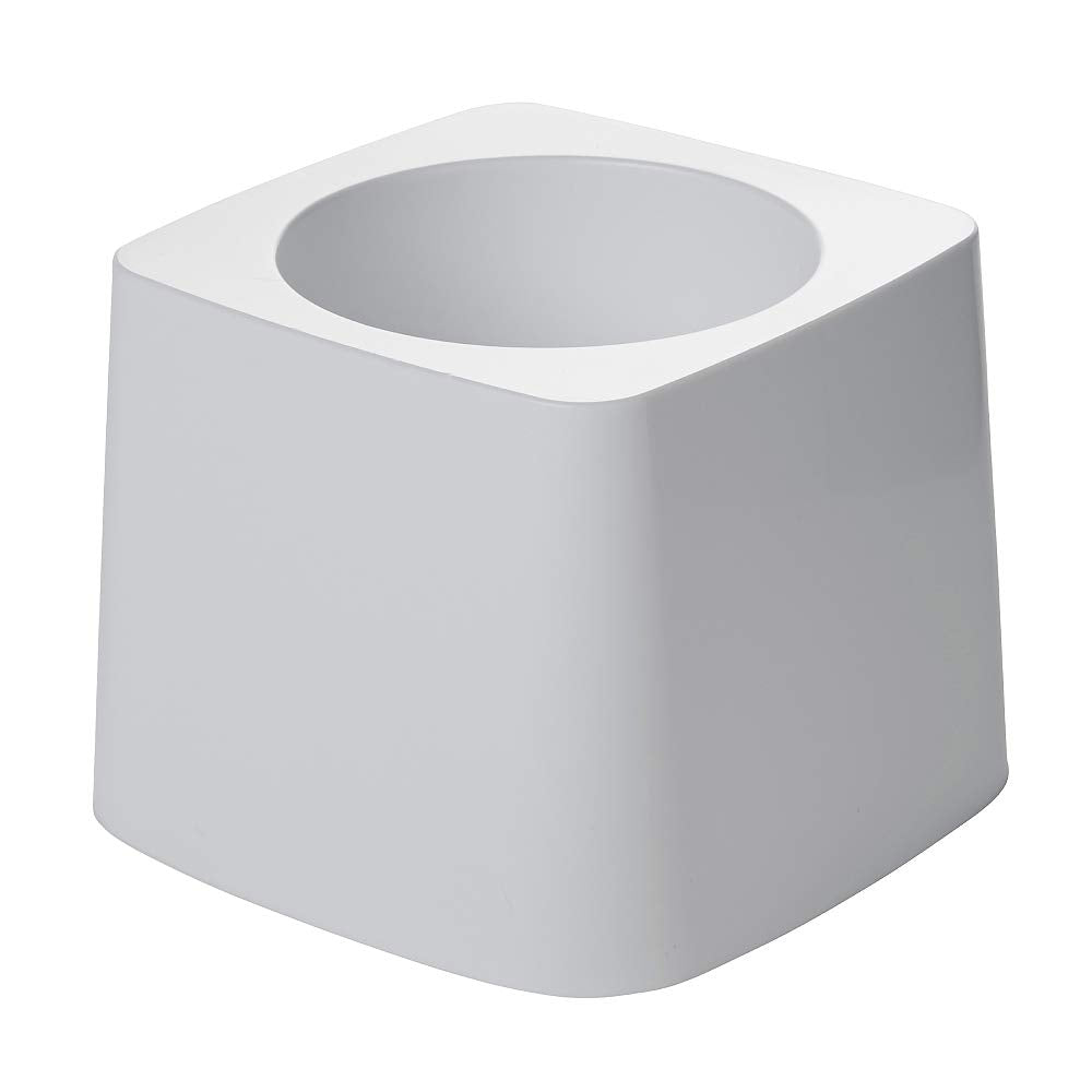 Rubbermaid Commercial Products 5'' Toilet Bowl Brush Holder, White, Compact Design For Toilet Brush Storage For Bathroom/Profess