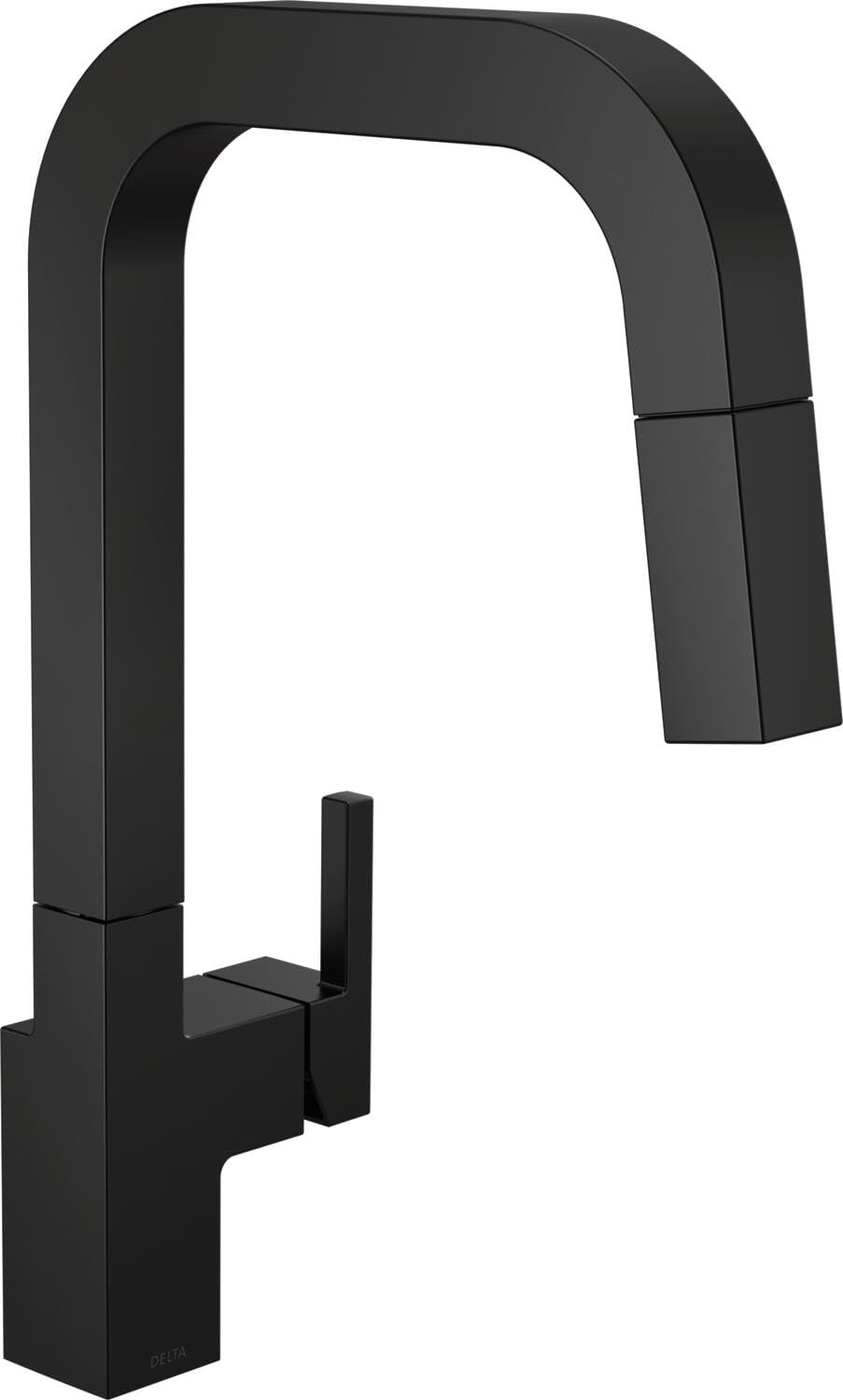 Delta Faucet Junction Matte Black Kitchen Faucet Black, Kitchen Faucets With Pull Down Sprayer, Kitchen Sink Faucet, Faucet For