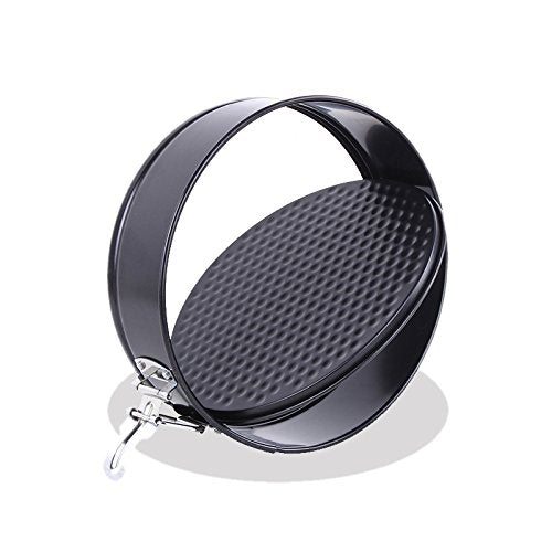 Gabkey 8 Inch Circular Springform Interlocking And Leak- Proof Seal Carbon Baking C Ake Pan