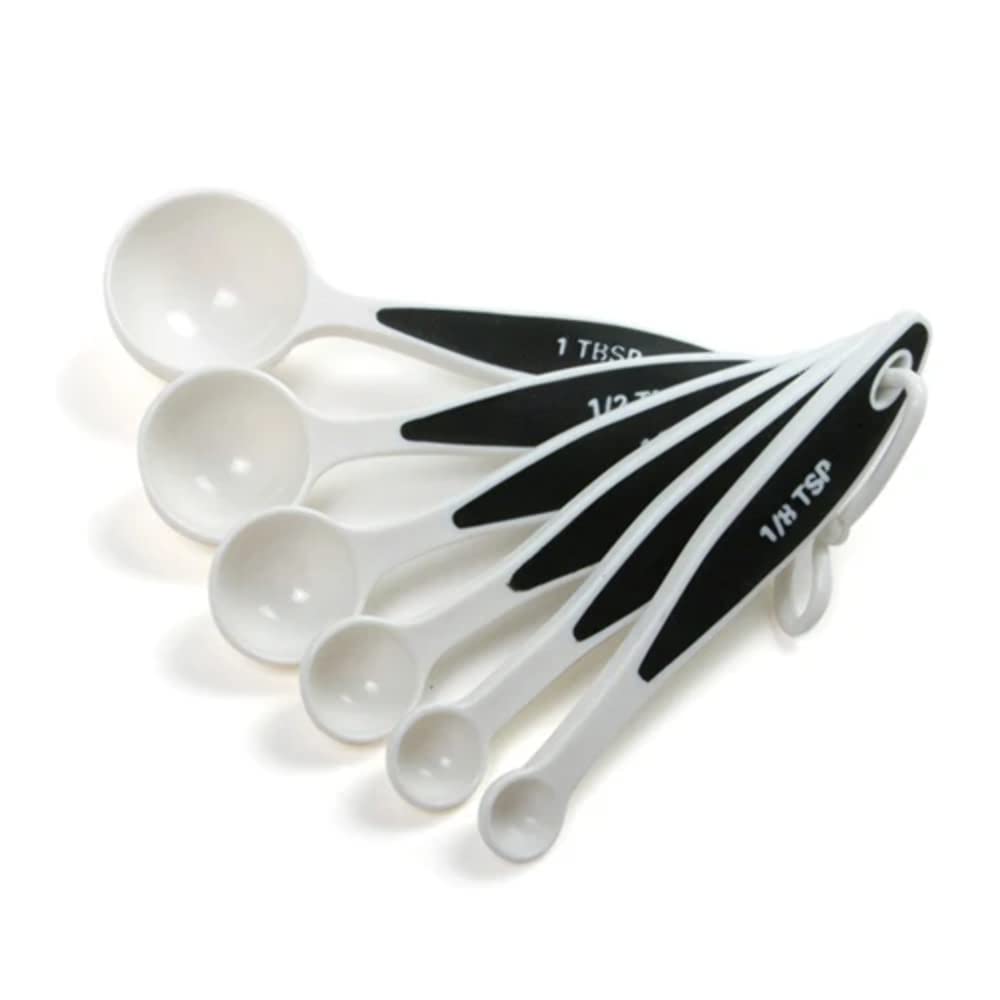 Norpro Grip-Ez Measuring Cup Set Of 6 New Bpa Free Plastic Comfortable Grip, White
