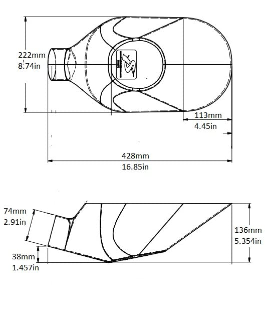 Rattleware Kilo Bean Scale Coffee Scoop For Counter And Case Display - Multifunctional Scale Scoop - Flat Design With Funnel - H