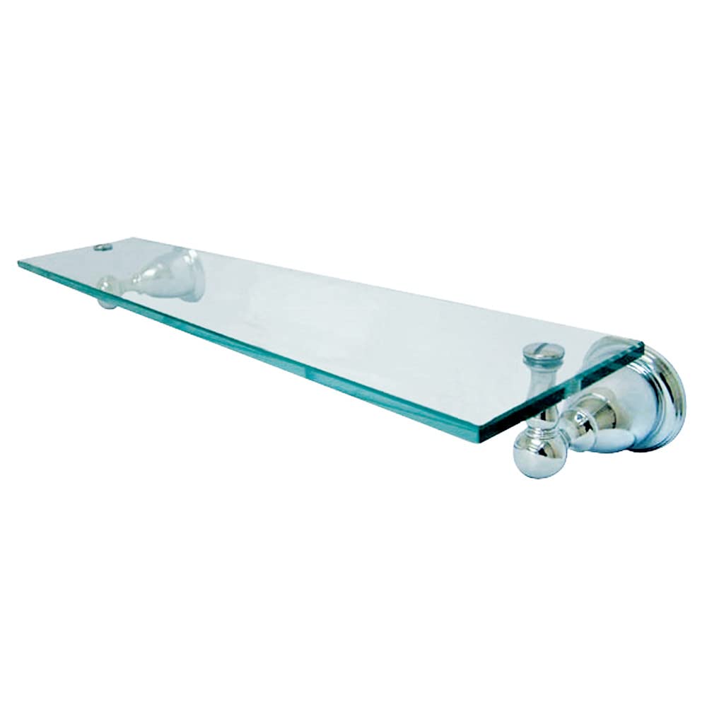Kingston Brass BA1759C Heritage Cosmetic Glass Shelf  Polished Chrome