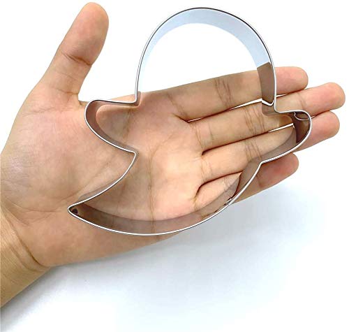 Liliao Ghost Cookie Cutter For Halloween - 3.96 Inch - Stainless Steel