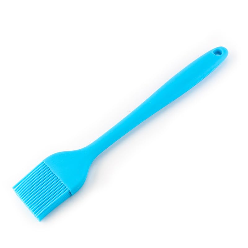 Kitchenfest Silicone Basting Brush, Heat Resistant NonStick Flexible Rubber Bakeware Cooking Oil Brush, 21Cm | Multicolor (1)