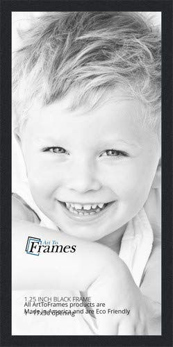 ArtToFrames 17x36 inch Black Picture Frame, 2WOMFRBW72079-17x36