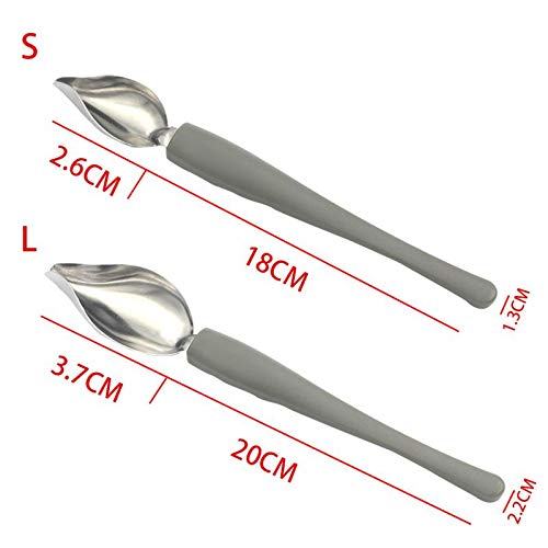 2Pcs Chef Decoration Spoon Decorate Sushi Food Draw Tool Design Sauce Dressing Plate Dessert Bakeware Cake Gastronomy Coffee Spo