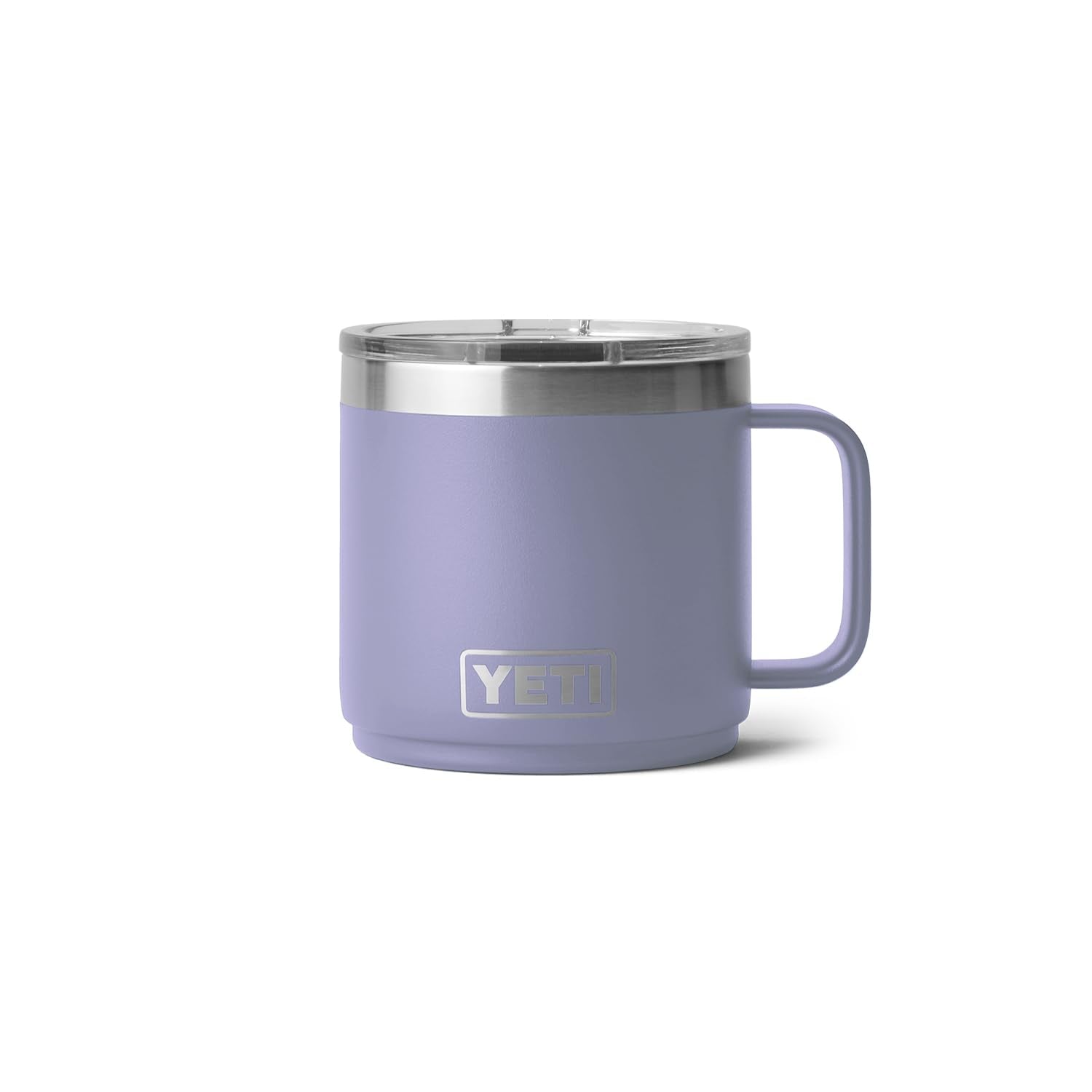 Yeti Rambler 14 Oz Stackable Mug, Vacuum Insulated, Stainless Steel With Magslider Lid, Cosmic Lilac