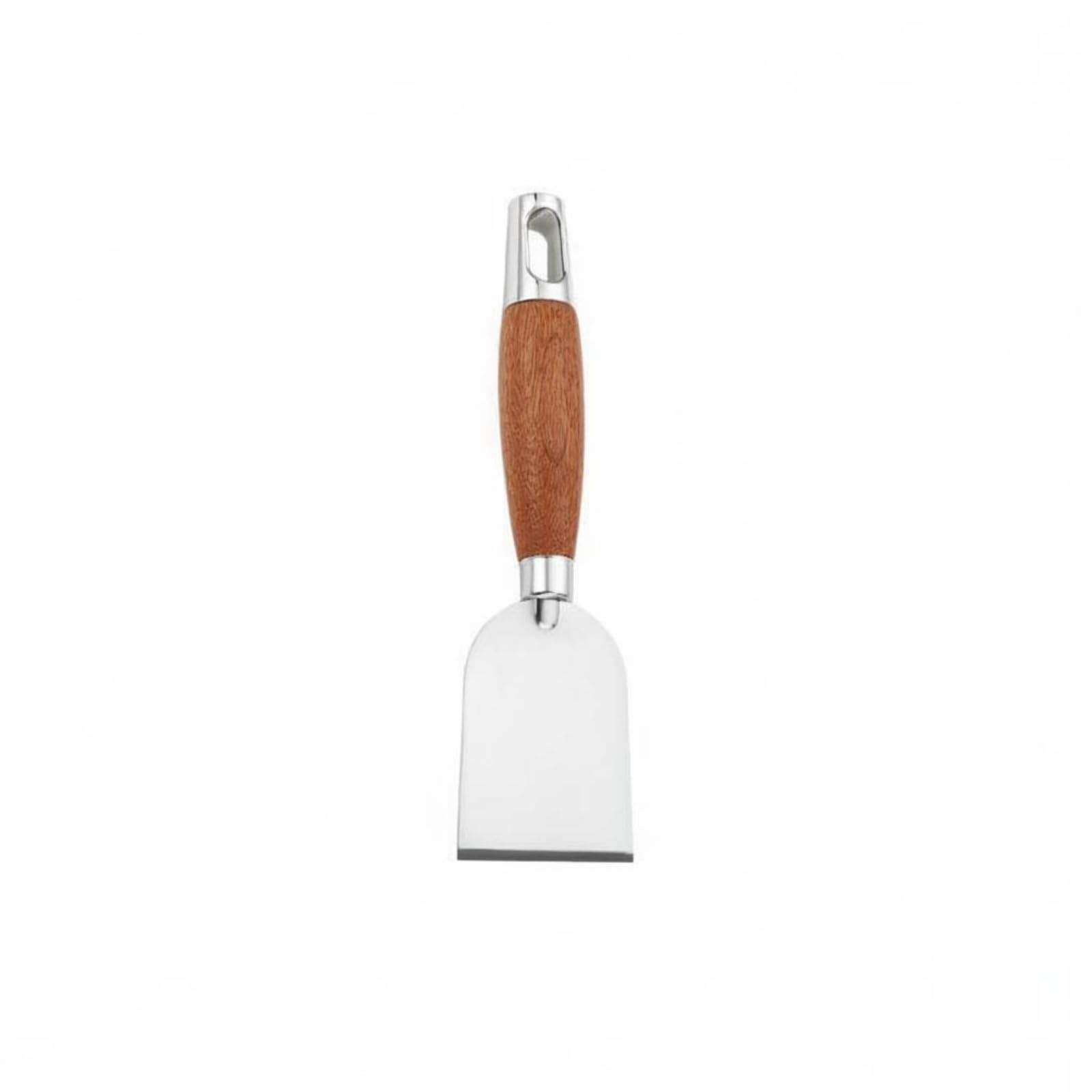 Ecomistiq 4 Pieces Easy To Clean Pizza And Baking Utensil Set LongLasting Wood Handle Spatula MultiFunctional Wheel, UShaped 