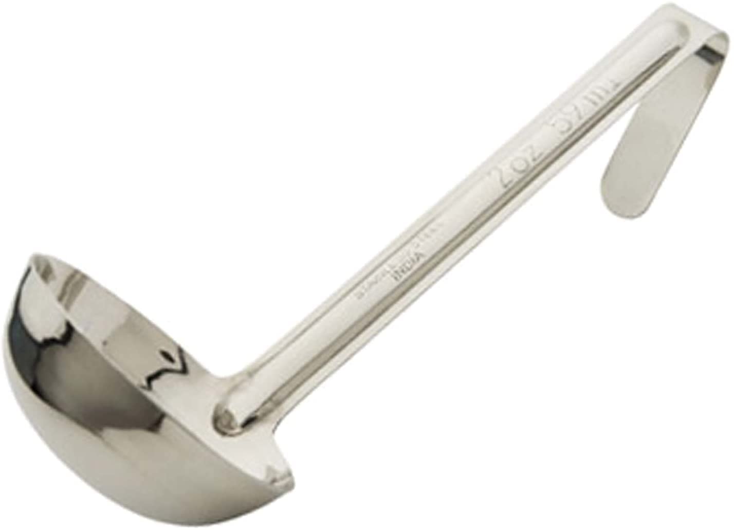 Winco One Piece Stainless Steel Ladle, 2 Ounce, 6''