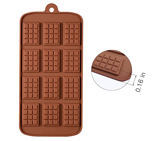 Samzareulo 3 Set Of Funny Shape Candy Molds For Chocolate Mold, Cake Decoration (3 X Mini Rectangle)