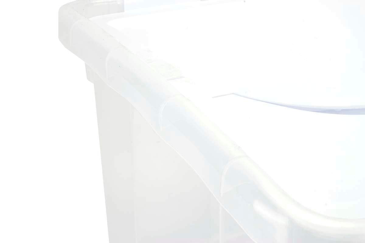 Sterilite 19148006 48Qt Hinged Lid Storbox, Black
