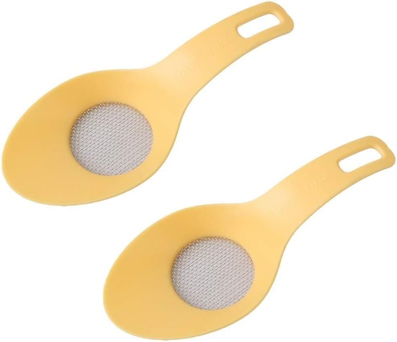 HEYOL Stainless Steel Plastic Flour Sifter Spoon Strainer for Powdering Sugar Spice Flour Herbs Kitchen Cooking Utensil Dishwash