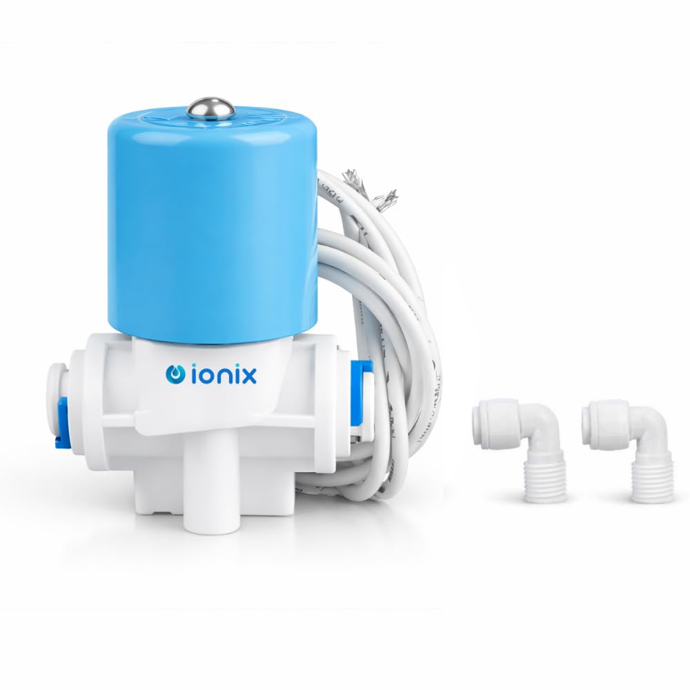 Ionix 24 V Dc 100% Copper Armature Solenoid Valve With Connectors | Solenoid Valve 24V | Water Flow Control For All Type Of Ro W