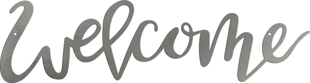 Primitives by Kathy 38529 Metal Word-Welcome, 13x3.5 inches