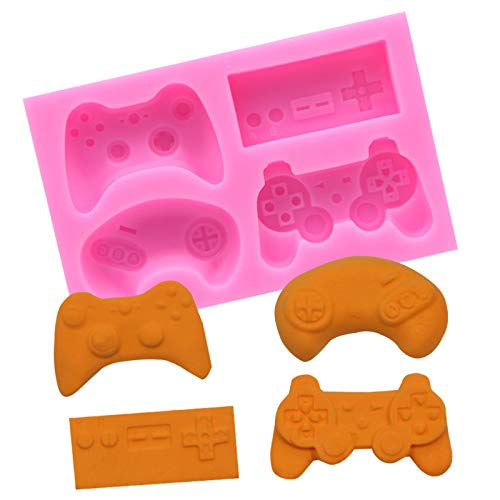 Game Controller Cake Fondant Mold, Video Game Controller Candy Silicone Resin Molds For Candy, Chocolate, Fondant, Cupcake Toppe
