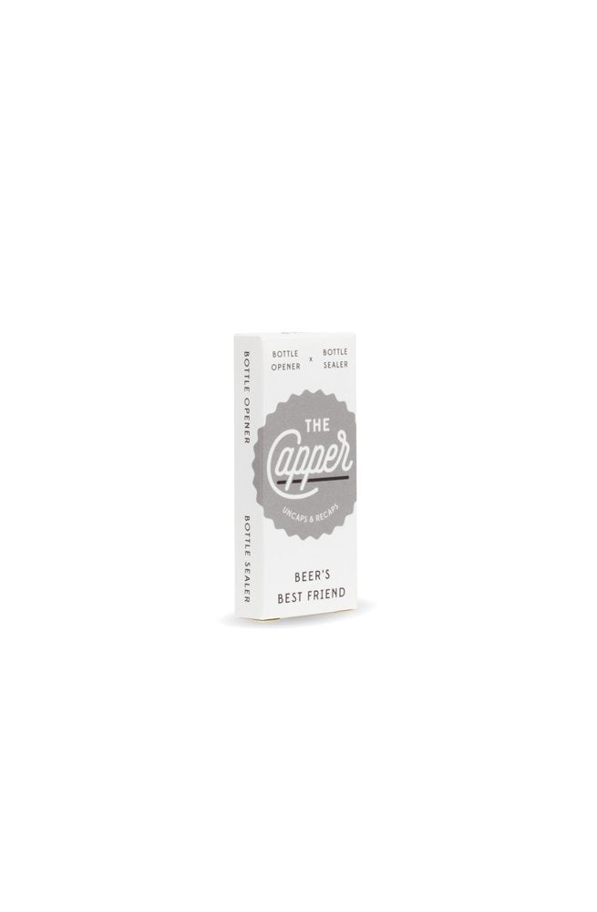 W&P Capper Bottle Opener | Silver | Stainless Steel, Bar Tools, Multi-Functional, Compact, Dishwasher Safe
