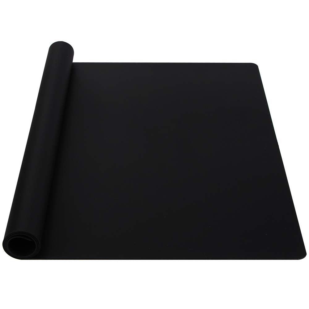 Webake Extra Large Silicone Mat For Countertop, Multipurpose Nonstick Heat Resistant Mat 23.6'' X 15.7'' For Baking, Rolling Dou