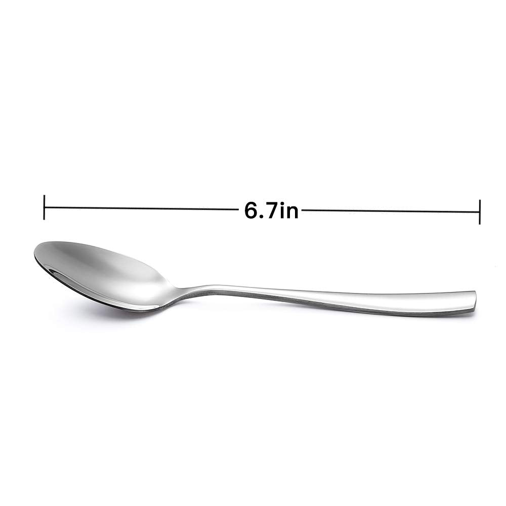 Eslite 24-Piece Stainless Steel Teaspoon,6.7-Inches