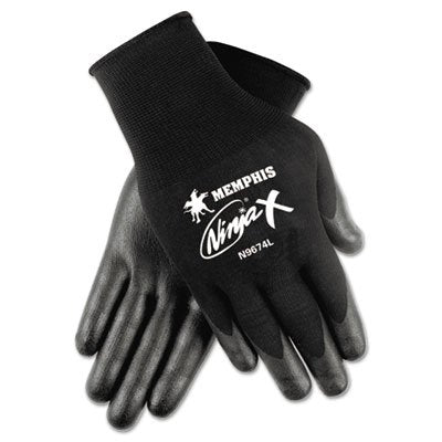 Ninja X Bi-Polymer Coated Palm Gloves Size Group: Large (Part# N9674L)