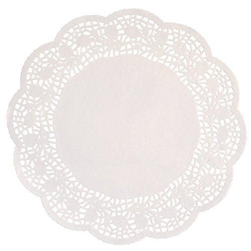 White Paper Doilies - 10.5'' (16 Ct) - Premium Quality Disposable Table Decor For Weddings, Tea Parties, And Events