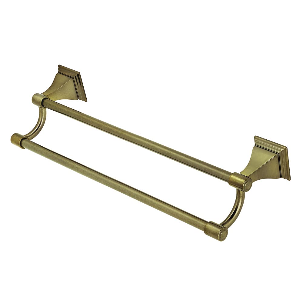 Kingston Brass BAH612318AB Monarch 18-Inch Dual Towel Bar  Antique Brass
